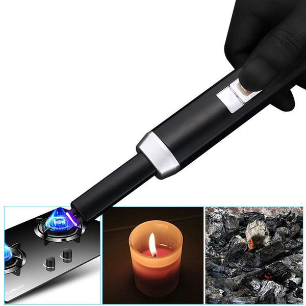 Electronic USB Rechargeable Pulse Arc Candle Lighter Kitchen Camping Stove BBQ