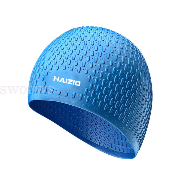 Swimming Cap Silicone Waterproof Adults Men Women Swim Hat for long hair