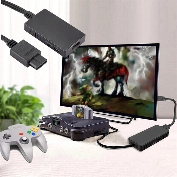 N64 To HDMI Converter Adapter HD Cable for Nintendo 64 Gamecube Super NES SNES