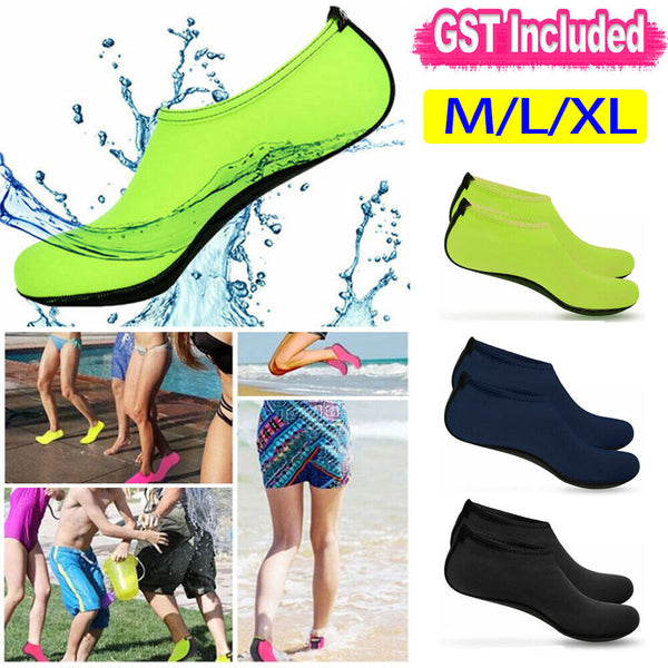 Unisex Water Shoes Slip On Aqua Socks Swim Surf Diving Yoga Exercise Reef Shoes