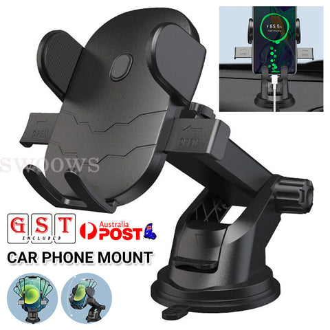 Universal 360 Degree Cellphone Car Mount Holder Stand Bracket on Windshield