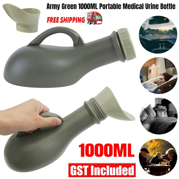 1000ml Male Female Portable Medical Urine Bottle Urinal Toilet Camping Travel