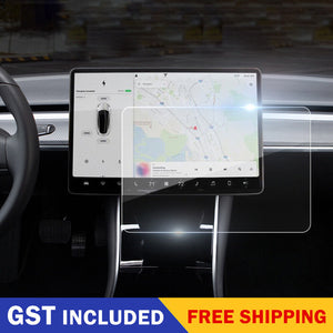 Tempered Glass Protector Navigation CenterControl Screen Film forTesla Model 3/Y