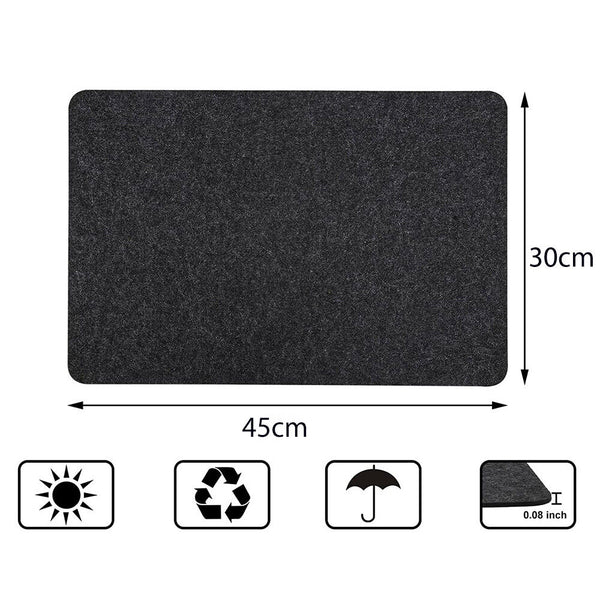 2x Non Slip Heat Resistant Mat For Air Fryer Kitchen Pads Heat Proof Mat 30 x 45