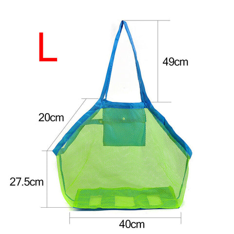 Bag Swimming Pool Extra Toys Bags Mesh Carrying Tote Sand-away Beach Large