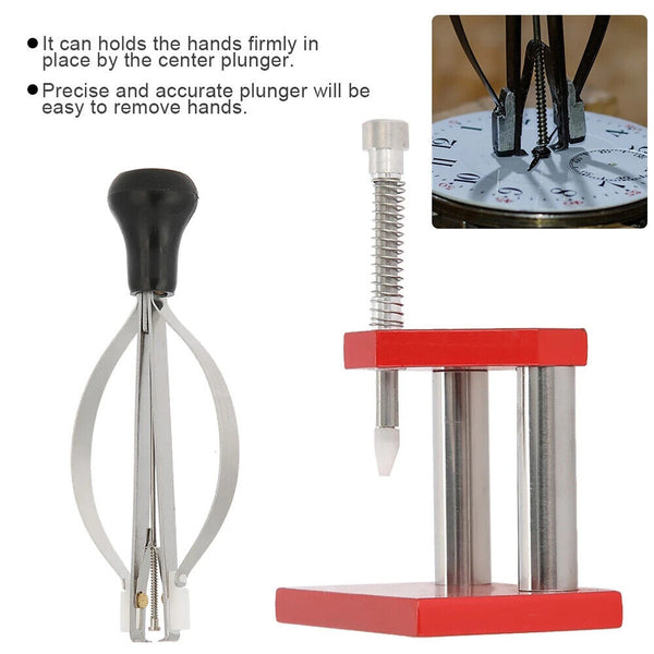 Watch Repairing Tool Kit Hand Remover Plunger Puller Press Fitting Watchmaker