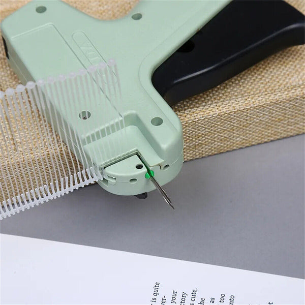 Clothes Garment Price Label Tagging Tags Gun Machine+1000 Glue Needles+5 Needles