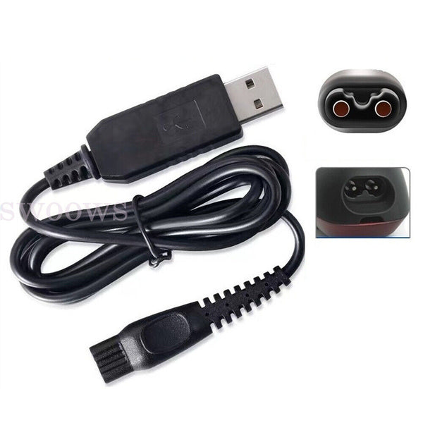 1Set Power Cord 5V Replacement Charger USB Adapter for All Kinds of Hair Clipper