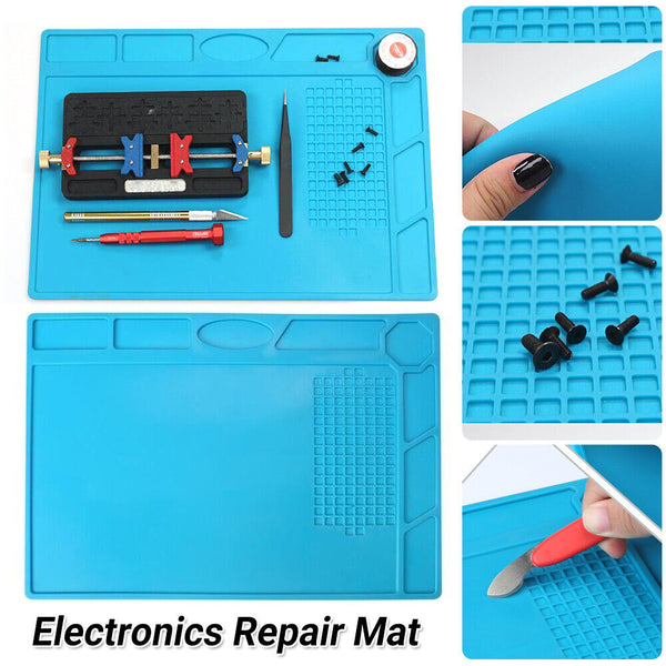 Large Electronics Repair Mat Silicone Soldering Repair Pad Work Station 32*23cm