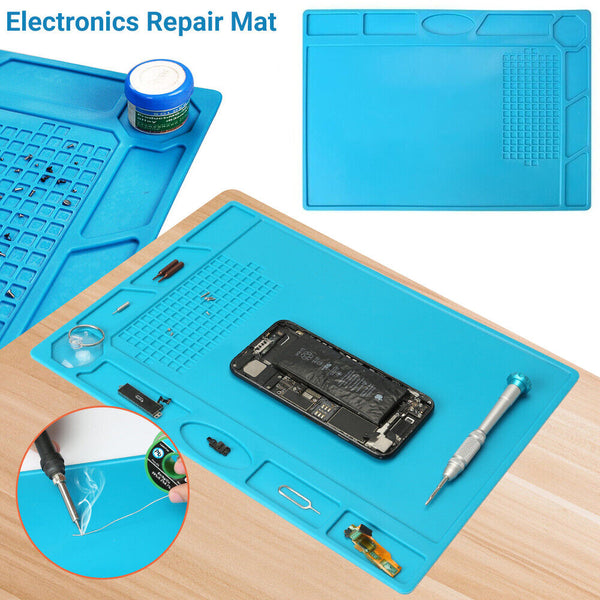 Large Electronics Repair Mat Silicone Soldering Repair Pad Work Station 32*23cm