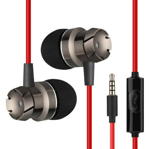 1/2/5PCS Earphones Earbuds Headset Headphones Mic for PC Samsung iPhone iPad