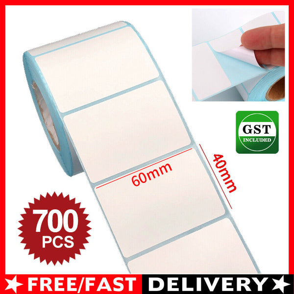 700pcs Easy Stick Freezer Food Labels Roll Kitchen Self-Adhesive sticker 6*4cm