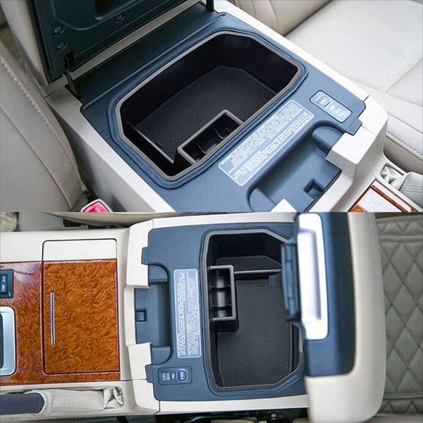 Console Armrest Storage Box Tray Organiser For Toyota Landcruiser LC200 Series