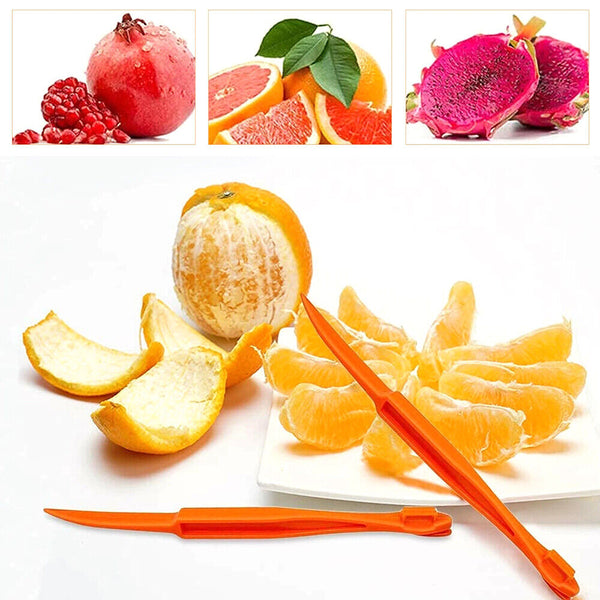 1-10x Cutter Skin Remover Fruit Peelers Slicer Citrus Opener Kitchen Tool Orange