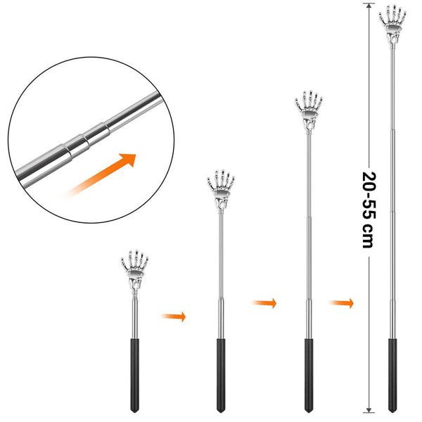 1-10x Extendable Back Scratcher Metal Claw Telescoping Backscratcher Massager