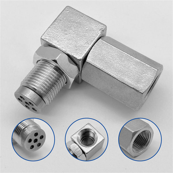 90° Oxygen O2 Sensor Spacer Extender Adapter Bung Extension Catalytic Converter