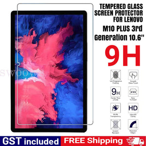 Tempered Glass Screen Protector For Lenovo Tab M10 Plus 3rd Gen 10.6" TB125FU