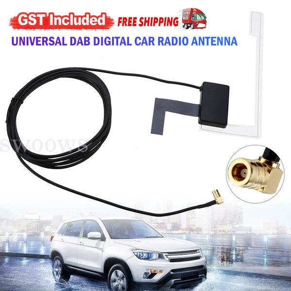 Glass Mount DAB Aerial Digital Car Radio Antenna with SMB Connector