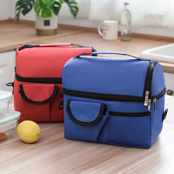 Insulated Lunch Bag Men/Women Cooler Bag Food Lunch Bag for Adults Meal Prep Bag