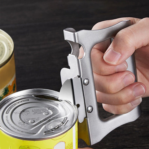 Stainless Steel Manual Bottle Opener Japanese Easy Can Opener Kitchen Accessory