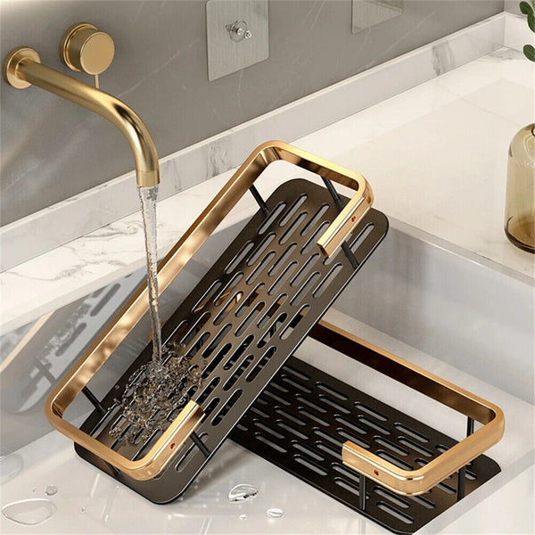 Self Adhesive Shower Shelf Bathroom Shower Caddy Rack Storage Organiser Luxury