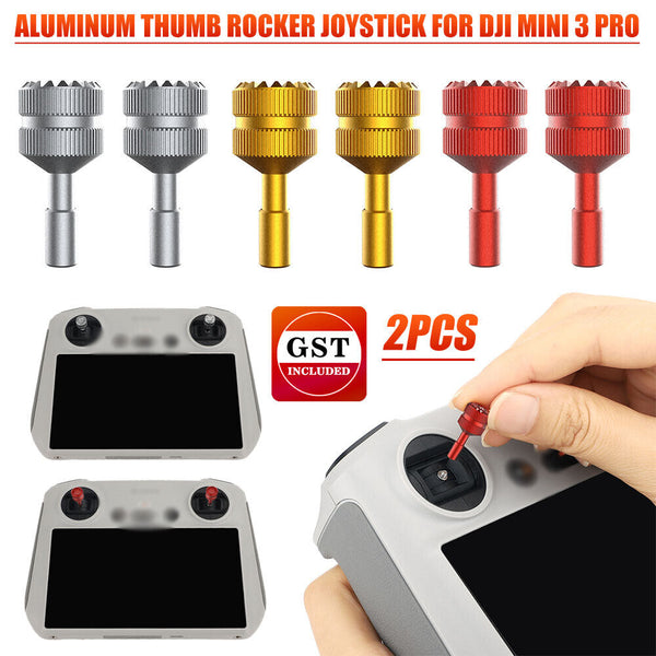 2x Aluminum Thumb Rocker Joystick for DJI Mini 3 Pro Drone Accessories