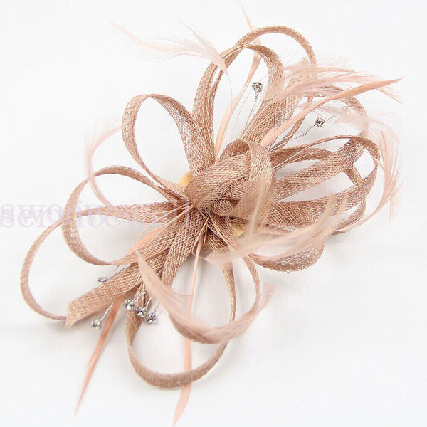 Headdress Flower Hair Headband Clip Fascinator Party Hair Accessories Women Hat