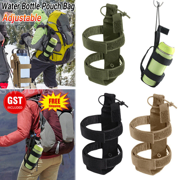 Water Bottle Pouch Bag Military Outdoor Travel Hiking Water Bottle Holder