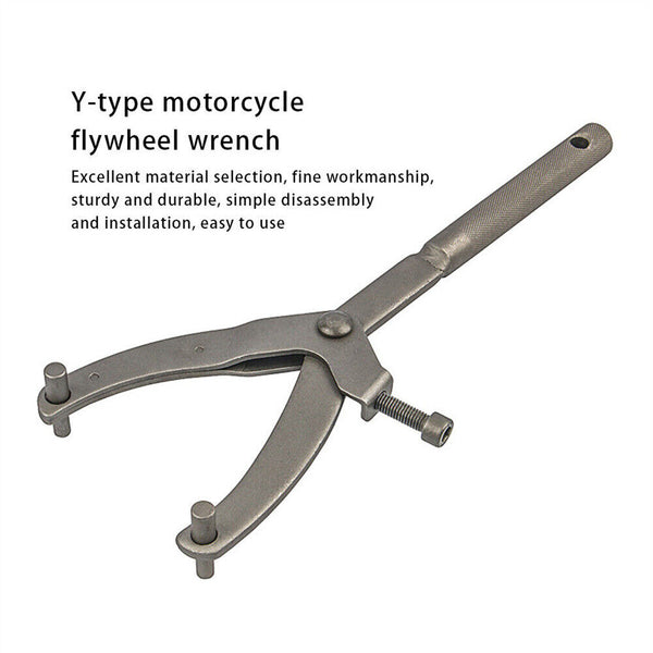 Universal Clutch Flywheel Pulley Sprocket Spanner Wrench Holder Tool Puller Gear