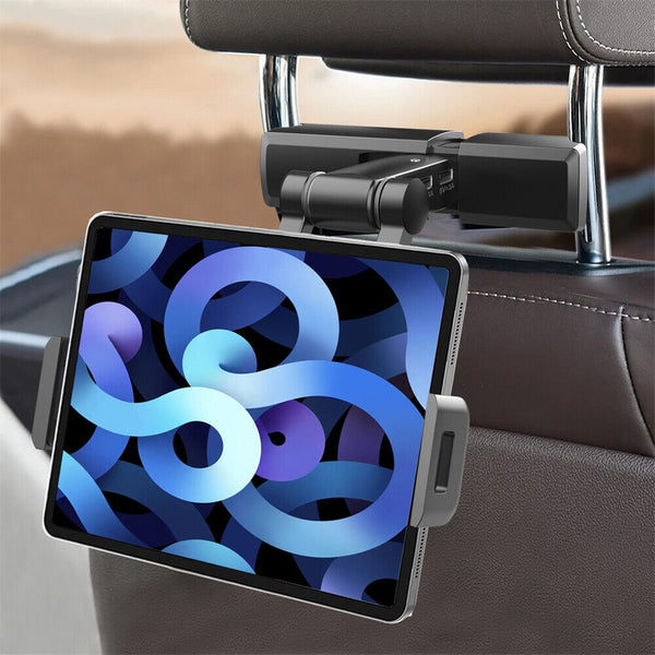 Car Universal 360° Seat Back Headrest Mount Holder for Apple iPad Phone Tablet