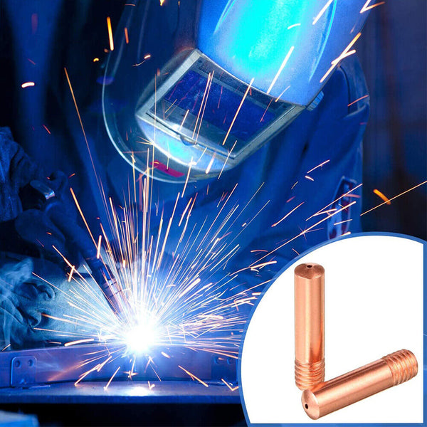 20 Nozzles Contact Tips Holders For MIG Welder Consumable Welding Tools (0.8mm)