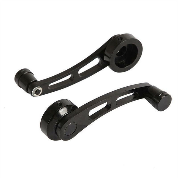 2x Aluminum Manual Billet Car Window Crank Handle Winder Lever Kit Universal