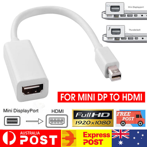 Mini DisplayPort DP Display Port to HDMI Adapter Cable For Microsoft Surface Pro