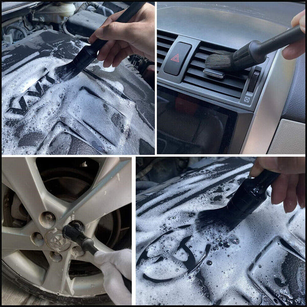 11PCS Car Wheel Tire Brushes Set Vehicle Detailing Cleaning Tool Wash Brush Kit