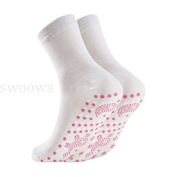 Self Heating Tourmaline Magnetic Therapy Health Socks Foot Massage Warmth Sock