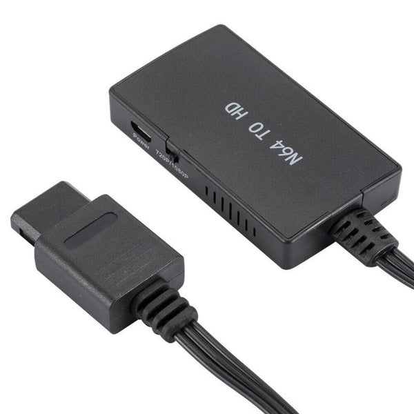 N64 To HDMI Converter Adapter HD Cable for Nintendo 64 Gamecube Super NES SNES