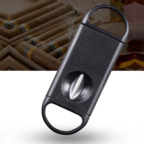 V-Cut Cigar Cutter Stainless Steel Blade Clipper Scissors Tobacco Tool AU