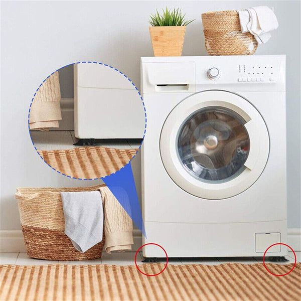 NEW Washing Machine Anti Vibration Pads Non-slip Support Mats Fur Catcher 4Pcs