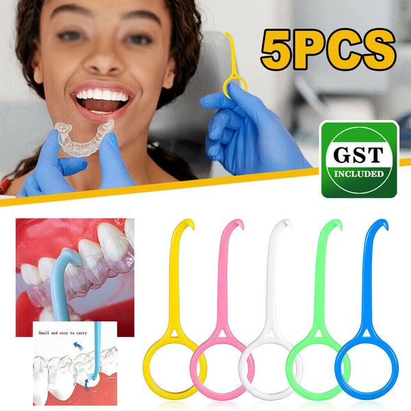 5PCS Aligner Removal Tool Invisible Braces Extractor Tooth Hook for Adult Child