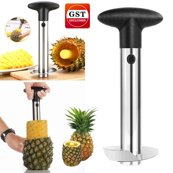 Stainless Steel Easy Kitchen Tool Fruit Pineapple Corer Slicer Cutter Peeler