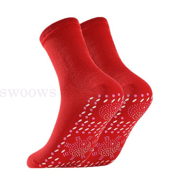 Self Heating Tourmaline Magnetic Therapy Health Socks Foot Massage Warmth Sock