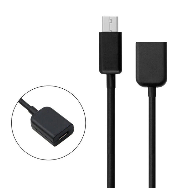 Micro USB Male to Female Extension Cable Data Sync Power Charger Adapter Cord