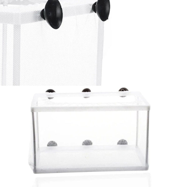 Aquarium Fish Tank Guppy Breeding Breeder Baby/Fry/Newborn Net Trap Box Hatchery