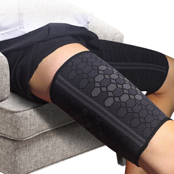 Thigh Support Compression Sleeve Upper Leg Brace Hamstring Swelling Quadriceps