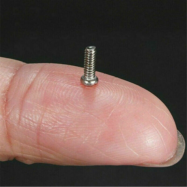 600pcs Mini Screws Nuts Stainless Steel M1 M1.2 M1.4 M1.6 Repairing Box Set