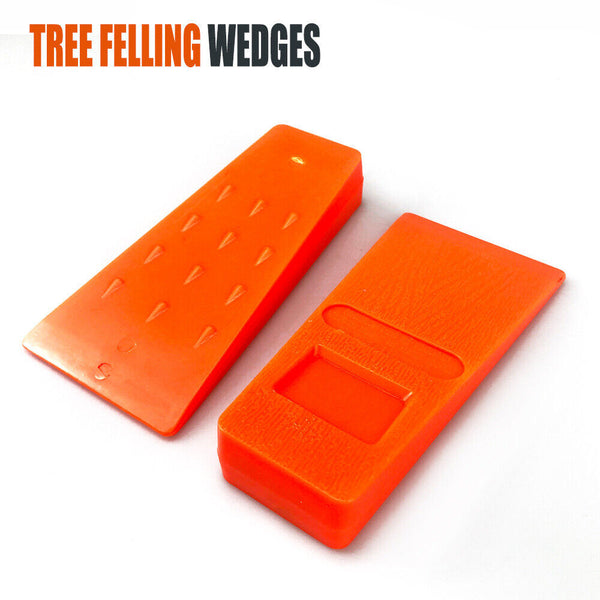 4PACK Tree Felling Wedges Logging Cutting Falling Wood Chainsaw Cutting Tools AU