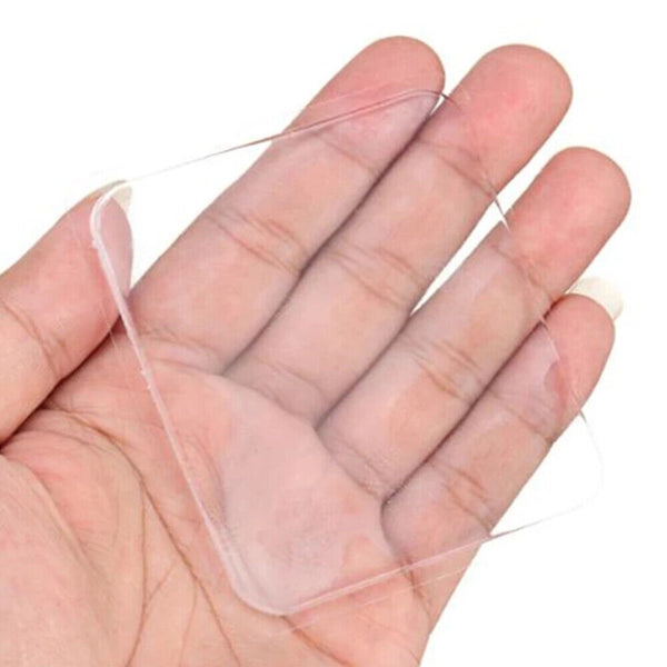 Silicone Gel Pads Super Sticky  Clear Durable Washable Transparent gripping Pad