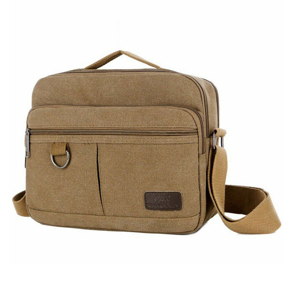 Unisex Men's women Canvas Shoulder Messenger Bag Cross body Satchel Travel Bags