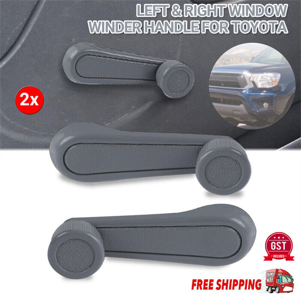 Pair Left & Right Window Winder Handle For Toyota Landcruiser HZJ75 FZJ75 Series