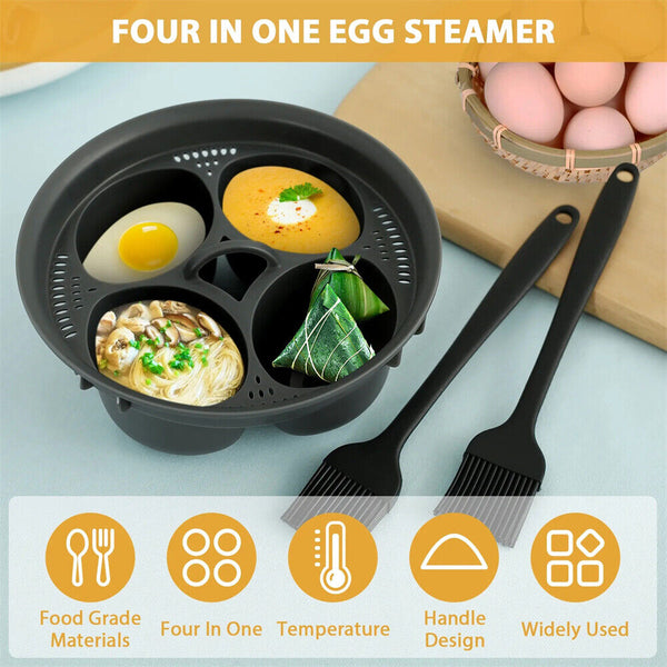 4-Egg Egg Poacher Insert Non-Stick Egg Poacher Accessory For Thermomix TM5 TM6